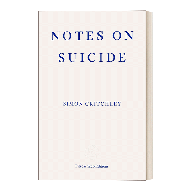 Notes On Suicide. 论自杀 西蒙·克里奇利进口原版英文书籍 - 图0