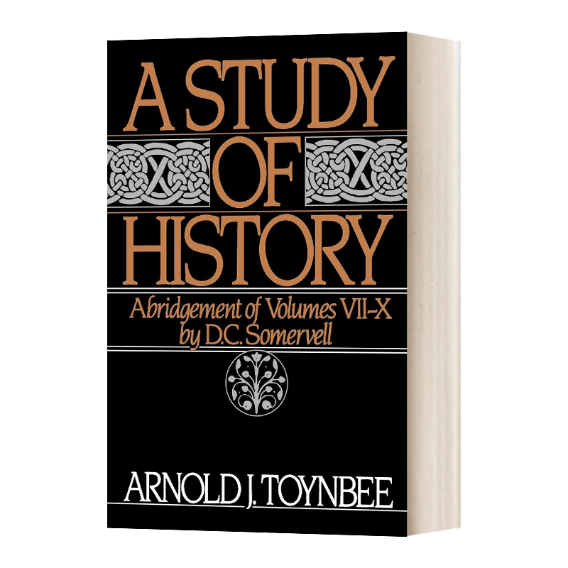 英文原版 A Study of History Volume II Abridgement of Volumes VII-X 历史研究 第二卷 缩写卷7-10 英文版 进口英语原版书籍