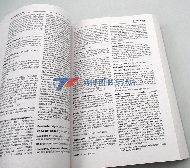 牛津建筑词典 The Oxford Dictionary of Architecture 英文原版词汇工具书 英语建筑单词 释义 例句 原版进口书 OUP Oxford