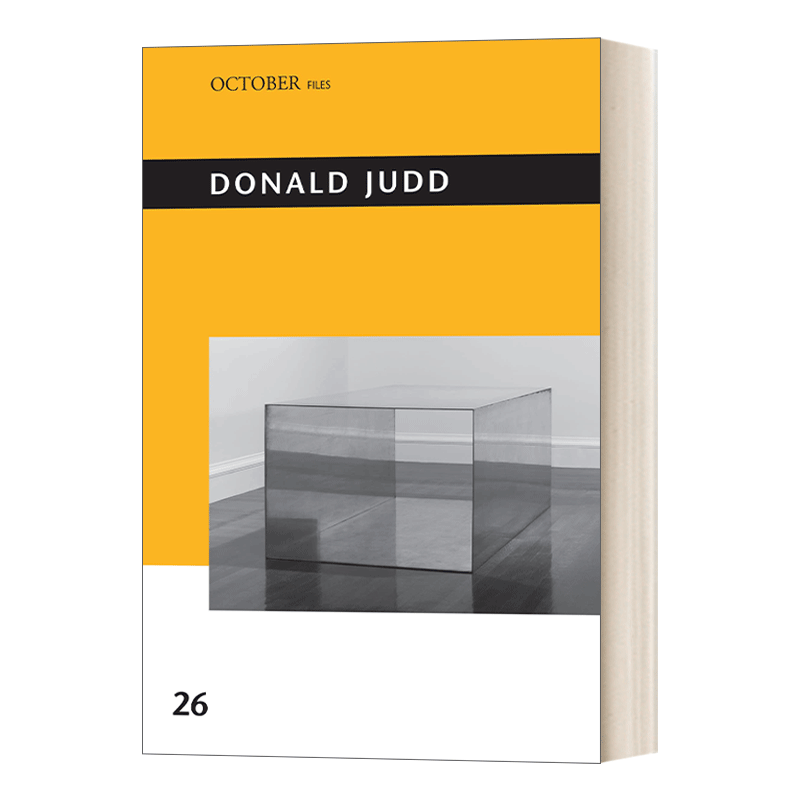 Donald Judd (October Files) 唐纳德·贾德进口原版英文书籍 - 图0