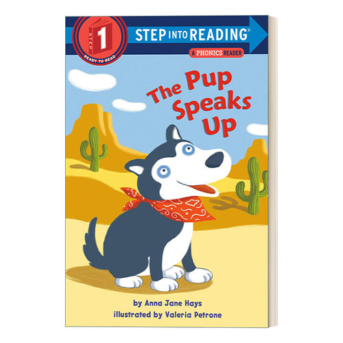 英文原版 Step into Reading 1 - The Pup Speaks Up 小狗说话了 英文版 进口英语原版书籍 - 图0