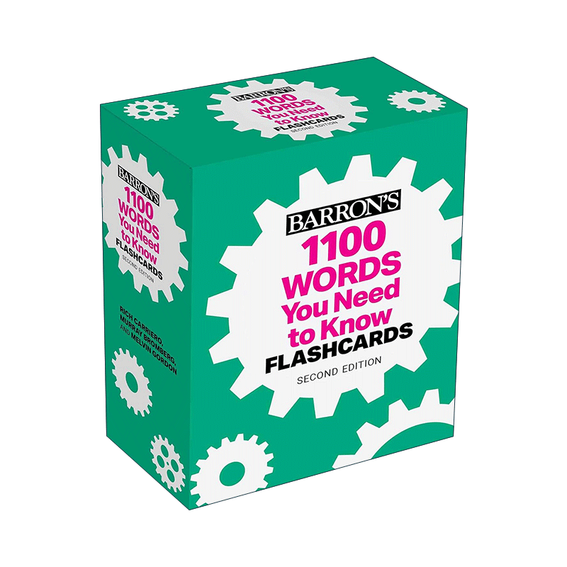 英文原版 1100 Words You Need to Know Flashcards Second Edition 1100个你需要知道的单词闪卡 第2版 英文版 进口英语原版书籍