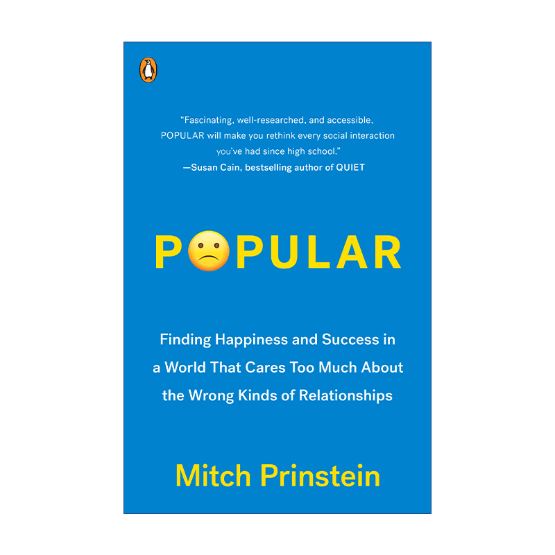 英文原版 Popular 受欢迎度 在一个注重身份地位的世界里何其重要 心理学 Mitch Prinstein 英文版 进口英语原版书籍