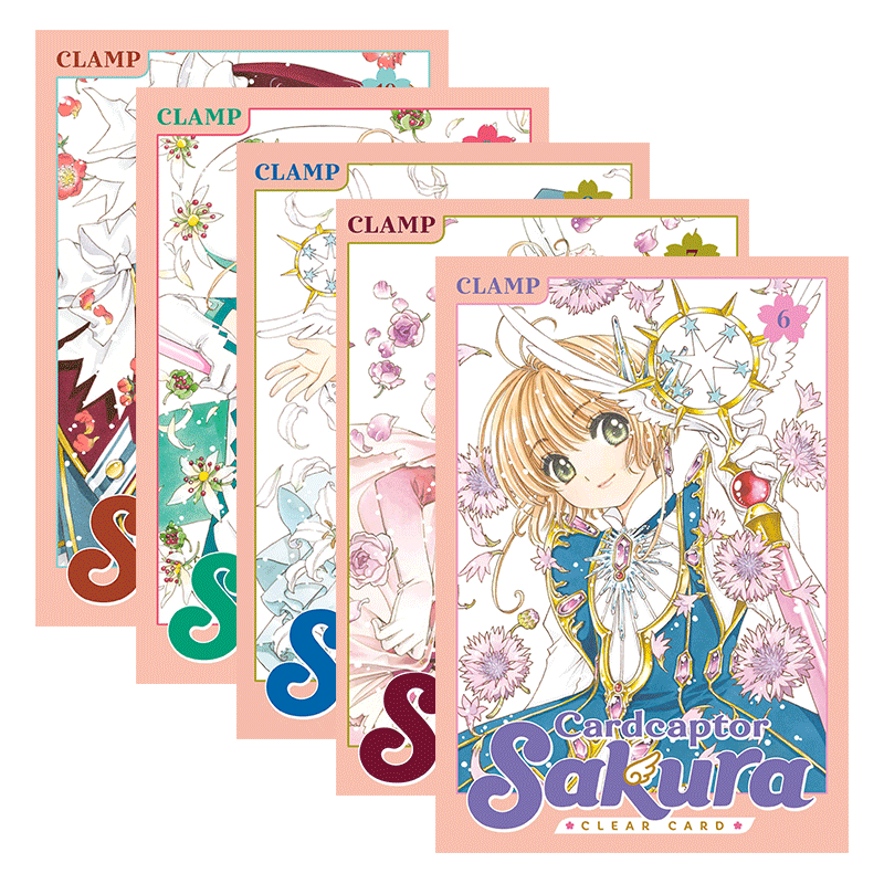 Cardcaptor Sakura Clear Card 魔卡少女樱 透明卡牌篇6-10册进口原版英文书籍 - 图1