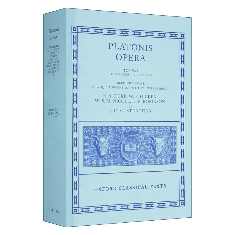 Plato Opera Volume I 柏拉图歌剧第一卷进口原版英文书籍 - 图3