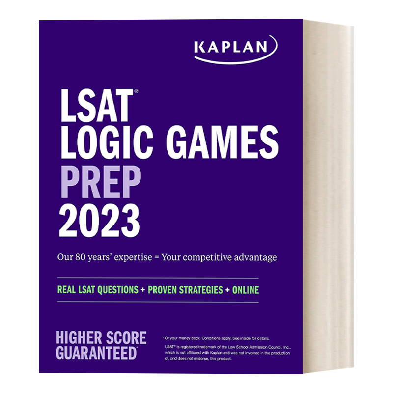 英文原版 LSAT Logic Games Prep 2023美国法学院入学考试 2023分析性推理备考英文版进口英语原版书籍-图0