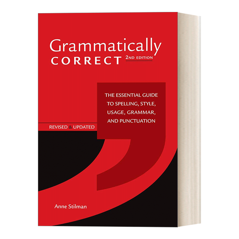 英文原版 Grammatically Correct 正确语法 英语拼写,风格,用法,语法和标点符号的基本指南 语言学 英文版 进口英语原版书籍