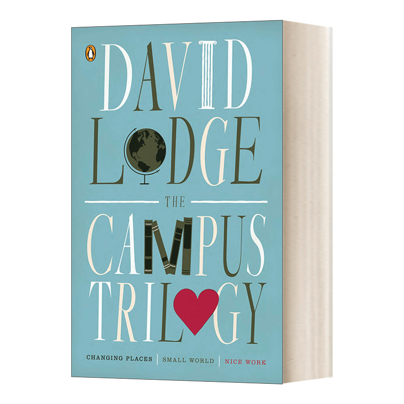 英文原版 The Campus Trilogy Changing Places Small World Nice Work 戴维洛奇校园三部曲 换位 小世界 好工作 进口英语原版书籍
