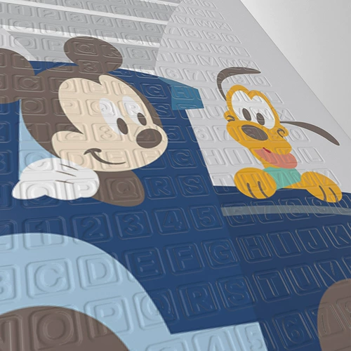 Детский мультяшный игровой коврик для ползания, складной ковер из пены без запаха, увеличенная толщина