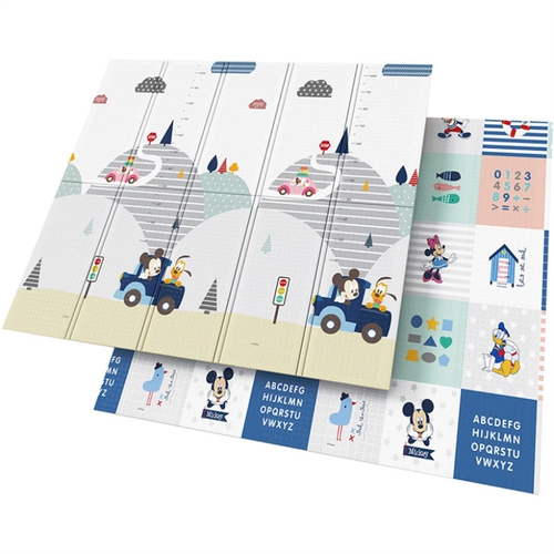 Детский мультяшный игровой коврик для ползания, складной ковер из пены без запаха, увеличенная толщина