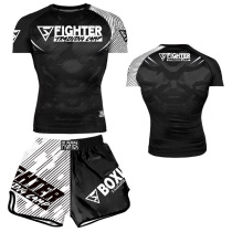 Venom UFC prose Boxe Boxe boxe Tiste haute vitesse Séchage à sec T-shirt Homme de combat Shorts Exécution de la combinaison de formation Personnalisé