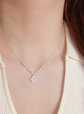 气质时尚百搭锁骨链女超闪