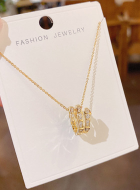 时尚个性蛇形项链优雅气质锁骨链