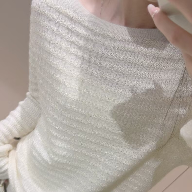 “凉花载雪35%山羊绒65%羊毛 法式慵懒珠片针织衫毛衣/半身裙套装,淘宝优惠券,粉丝福利购,淘宝优惠卷