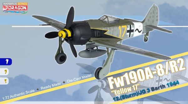 威龙 Dragon 50256 1/72 FW190A-8/R2 战斗机 JG3 1944 - 图0