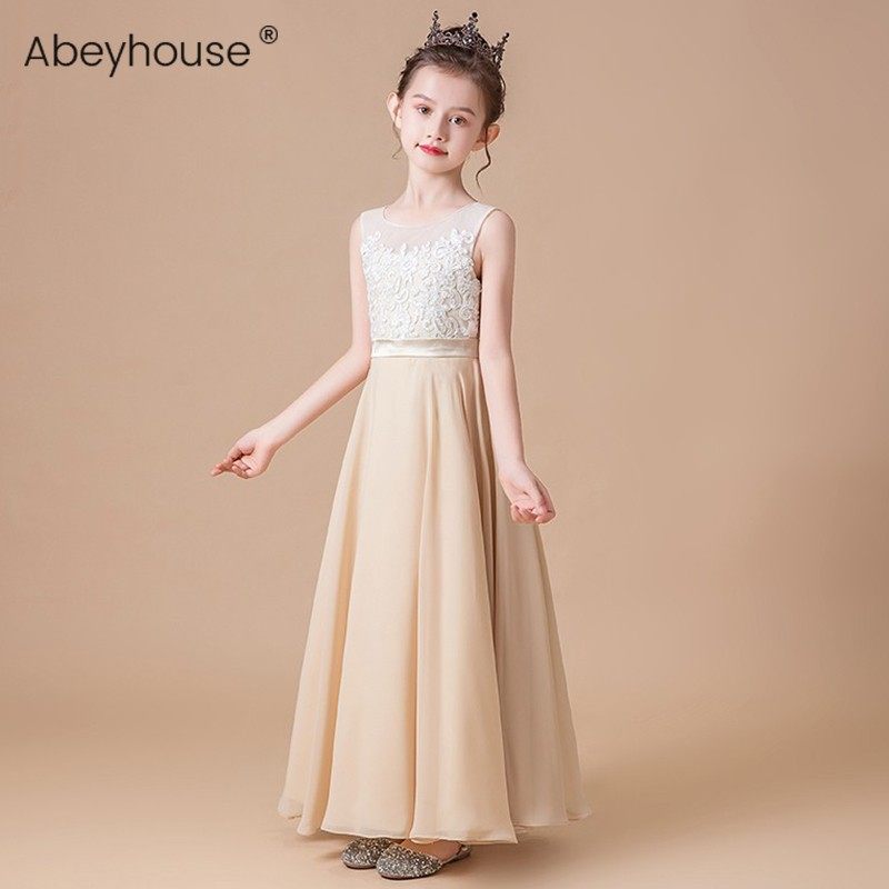 儿童演出服女童长款晚礼服钢琴演出服中大童礼服合唱指挥服公主裙,淘宝优惠券,粉丝福利购,淘宝优惠卷