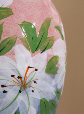 175  5399 粉黛百合冬瓜瓶