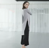 Современная классическая спортивная одежда для взрослых, лонгслив для йоги, комплект, свободный крой