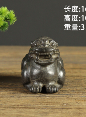 复古浮雕貔貅仿古石雕