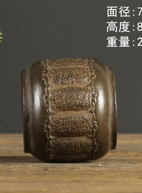 复古浮雕石鼓做旧石雕
