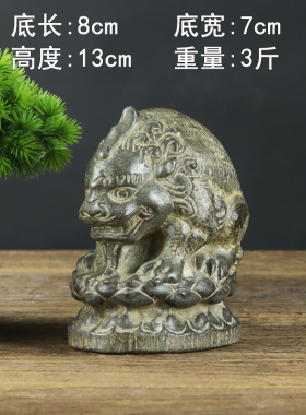 仿古青石石雕雕刻吸水兽