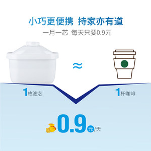 艾可丽 维纳斯滤水壶3.5L 净水壶家用净水器自来水过滤水壶