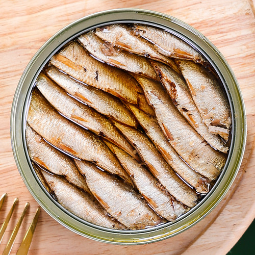 俄罗斯进口油浸波罗的海熏制小鲱鱼罐头即食品下酒菜熏鱼肉160g - 图2