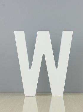 创意欧式英文字母摆件大号白色服装店餐厅收银台隔板装饰婚宴摆台