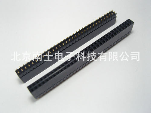 台湾 Astron PC104 插座 2*32P 64P 双排座 排母 间距2.54mm 短针 - 图1