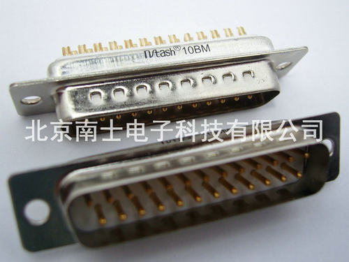 精工南士 DB25公头 DB25针 镀金并口RS232 COM口接头 传统 焊线式 - 图0