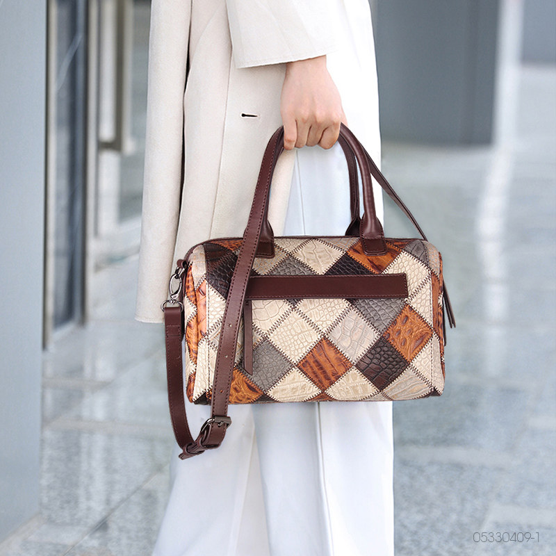 女夏2021新款真皮小众百搭波士顿包 皮匠传奇女士包袋