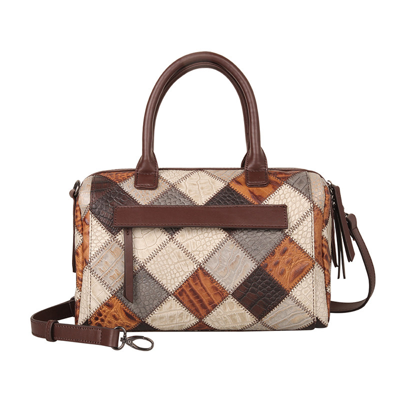 女夏2021新款真皮小众百搭波士顿包 皮匠传奇女士包袋