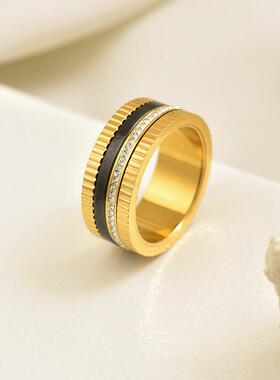 eManco欧美时尚不锈钢圆形批花