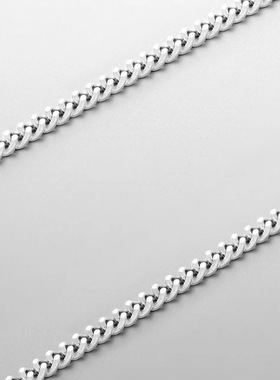 emanco 嘻哈风百搭古巴链项链颈链hiphop钛钢小众男潮牌朋克街舞