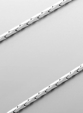 emanco外贸首饰现货电线链项链百搭时尚实心圆形蛇形项链