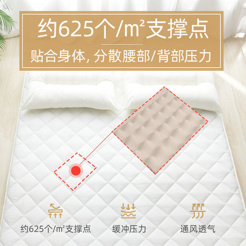 日本呼吸记忆棉床垫  可折叠软褥子床垫 记忆棉榻榻米睡垫 - 图2
