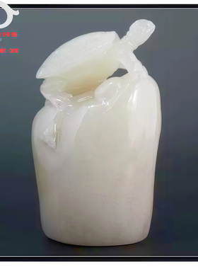 寿山石印章善伯冻石 老工艺 富贵一生 灵龟印钮章商务礼品裕和轩