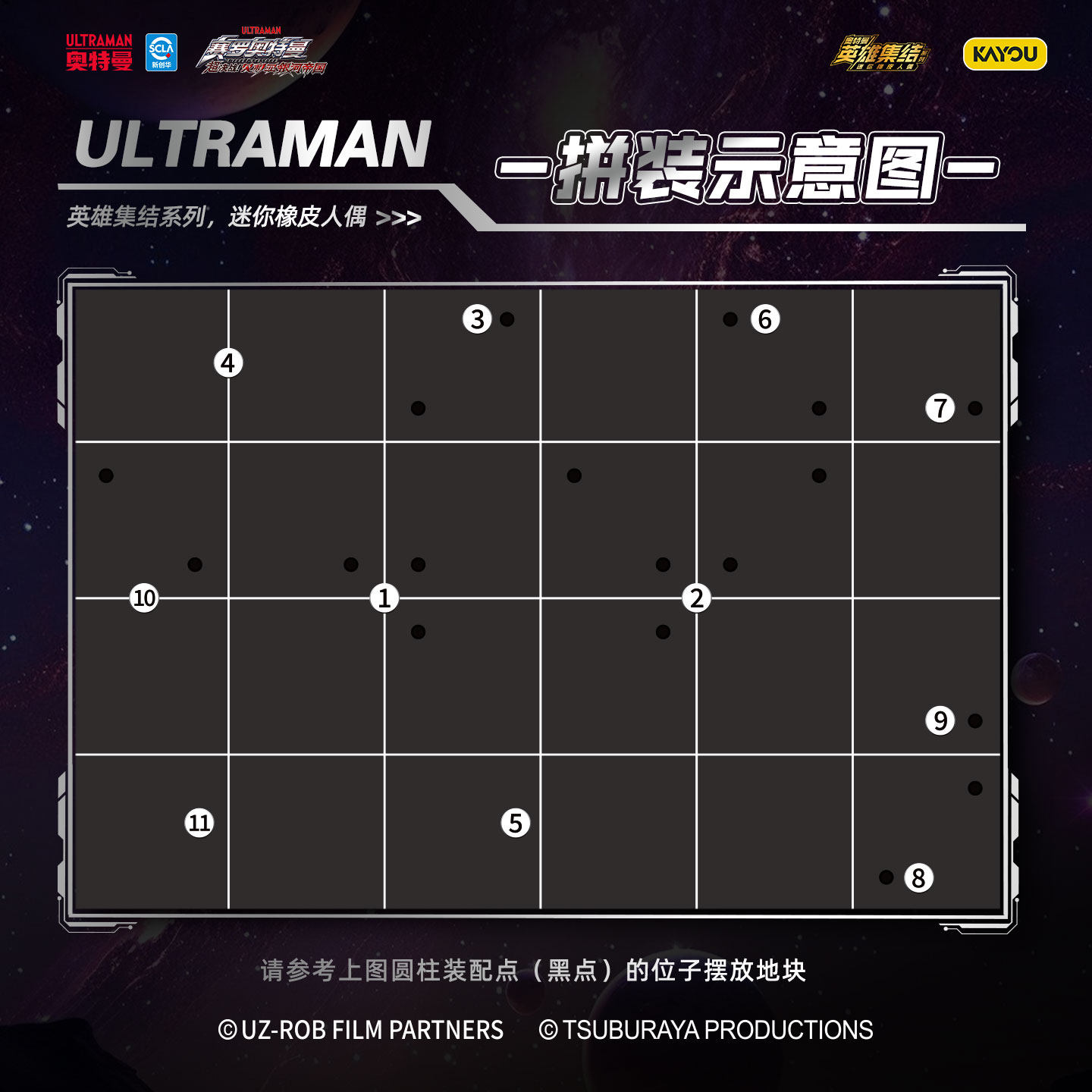 卡游 奥特曼英雄集结系列迷你橡皮全景套装 官方正版周边人偶玩具,淘宝优惠券,粉丝福利购,淘宝优惠卷