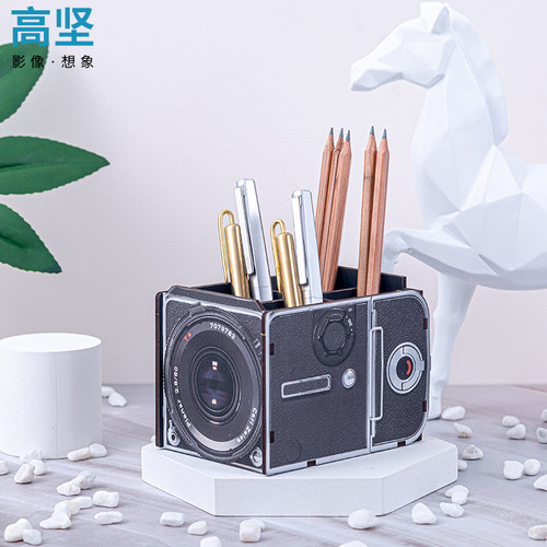 3D立体笔筒益智玩具送礼收纳diy手工摄影模型摆设文具笔筒 - 图2