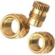 Hot melt copper nut m3m4m5 injection molding knurled