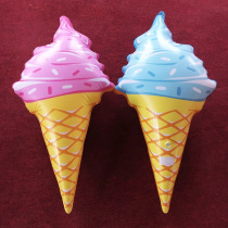 Oversized inflatable ice cream swimming ring on water inflatable ice cream swimming ring doughnut sweet drum inflatable ice-cream