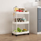 Kitchen gap storage rack floor-standing multi-layer ultra-narrow trolley refrigerator gap storage bathroom mobile storage rack