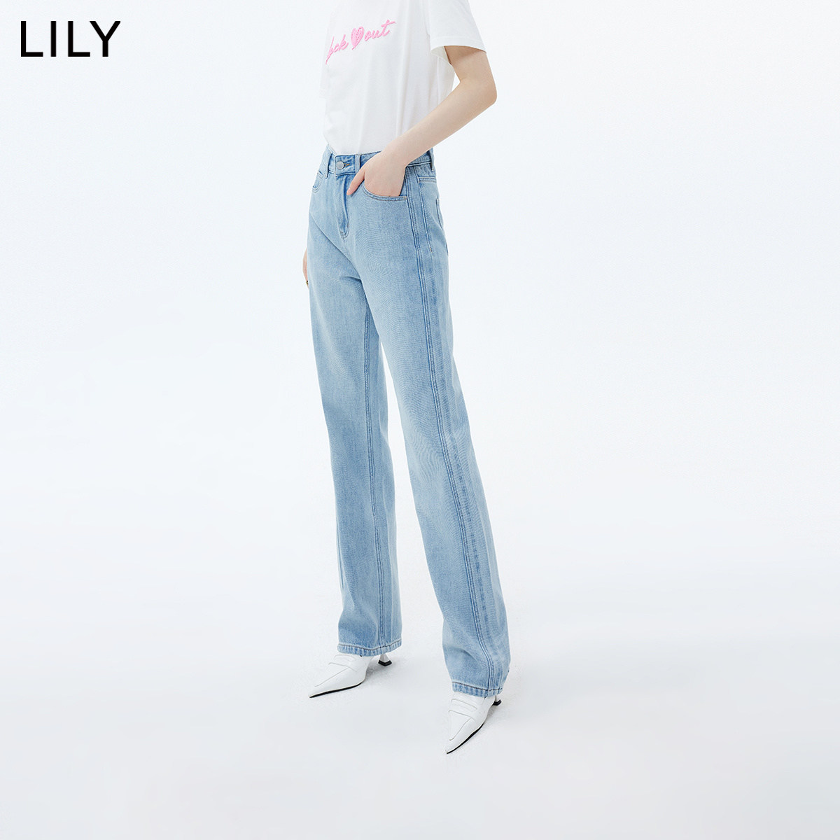 【冰皮凉感牛仔】lily2023夏牛仔裤 LILY牛仔裤