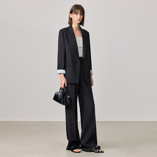 Zero Pressure Suit LILY Casual Commuting Broad Shoulder Jacket