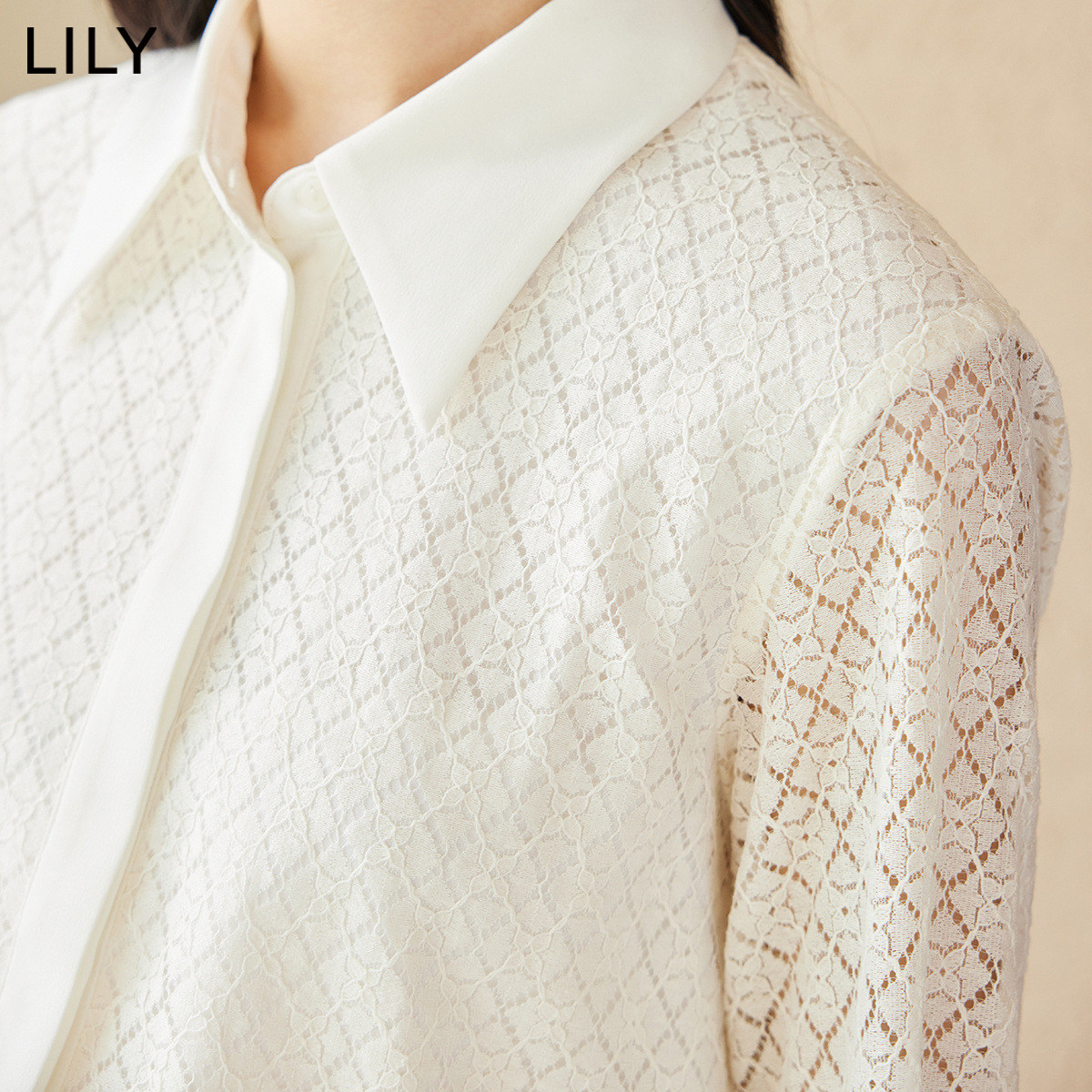 lily2022秋新款女装复古优雅感衬衫 LILY衬衫