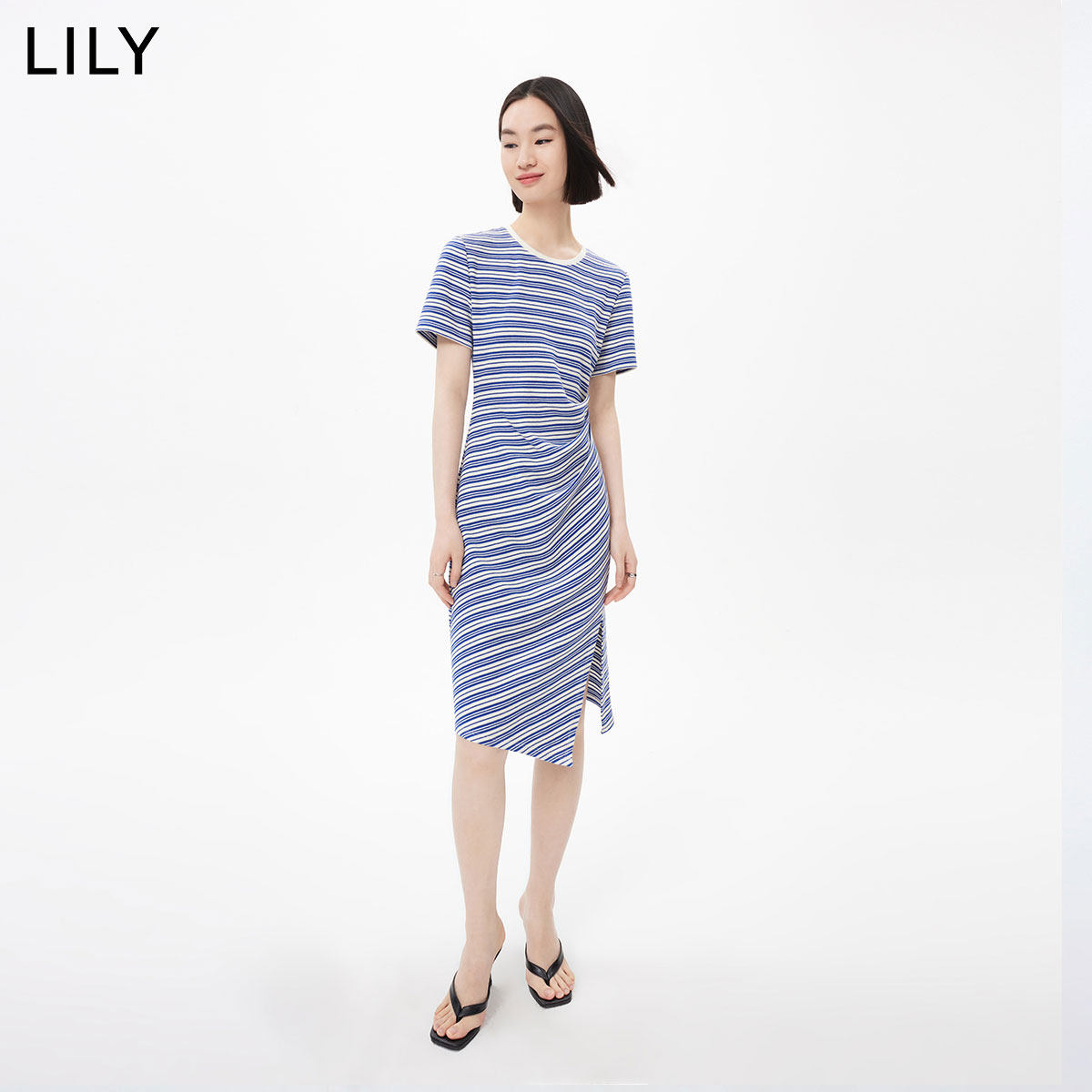 【宋茜明星同款】lily2023夏连衣裙 LILY连衣裙