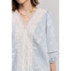 LILY commuter lace puff sleeve pullover chiffon shirt