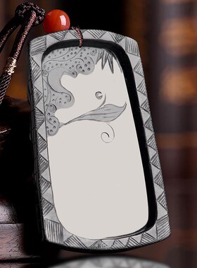 天然a货墨翠钟馗关公观音玉吊坠