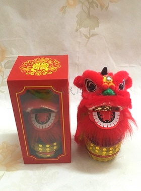醒狮舞狮子狮鼓摆件特色工艺礼品