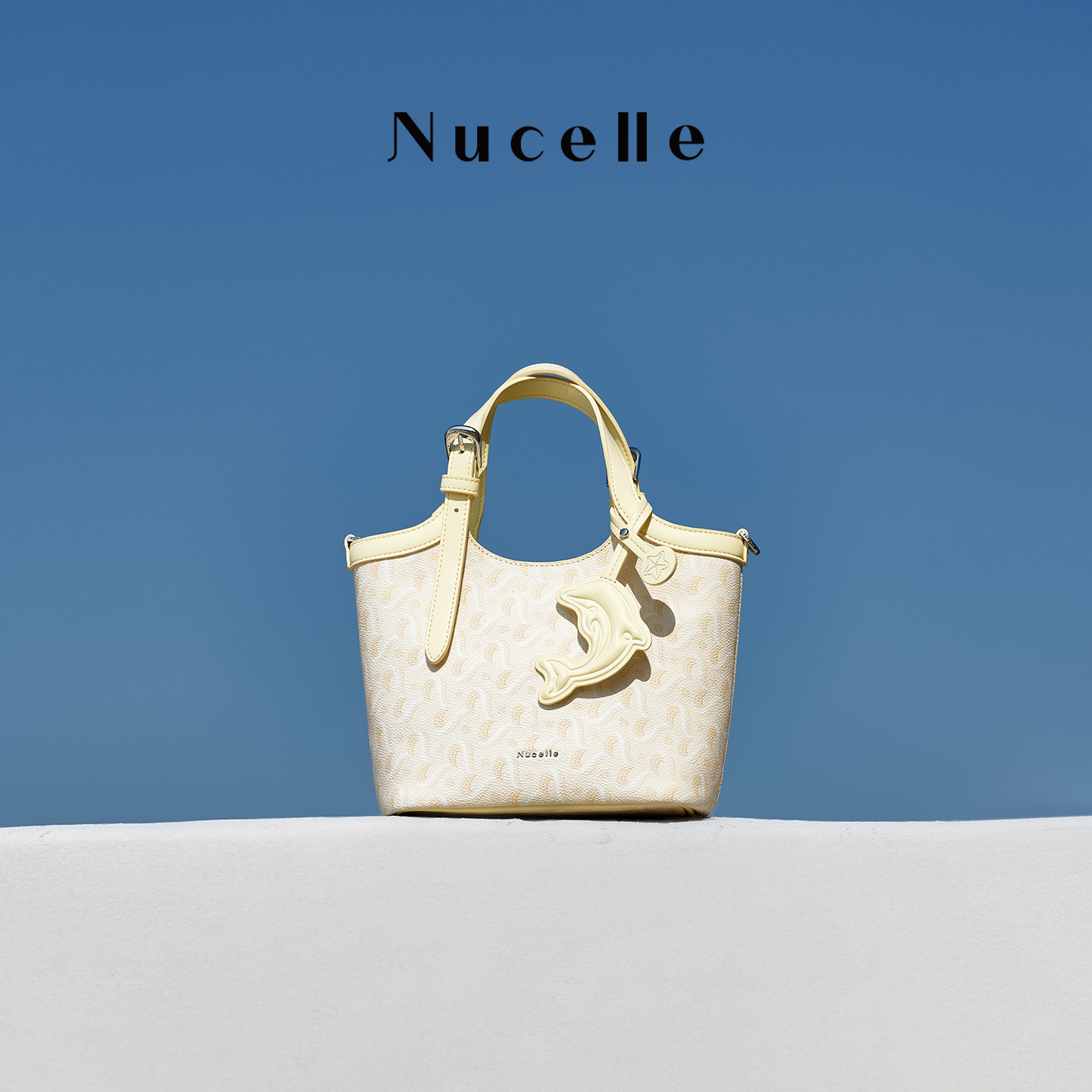 NU纽芝兰海豚菜篮子包2026新款高级感通勤手提包单肩斜挎小托特包